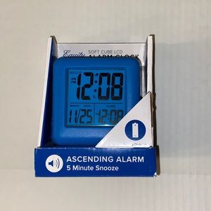 Equity Soft Cube LCD Alarm Clock